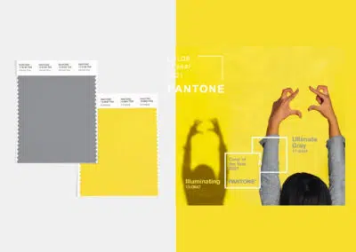 照亮灰暗隧道盡頭的曙光:PANTONE 宣布 2021 年代表色『 極致灰 』以及『 亮麗黃 』